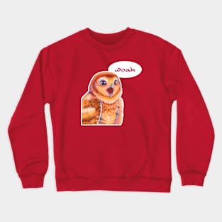 Woah Owl Crewneck Sweatshirt